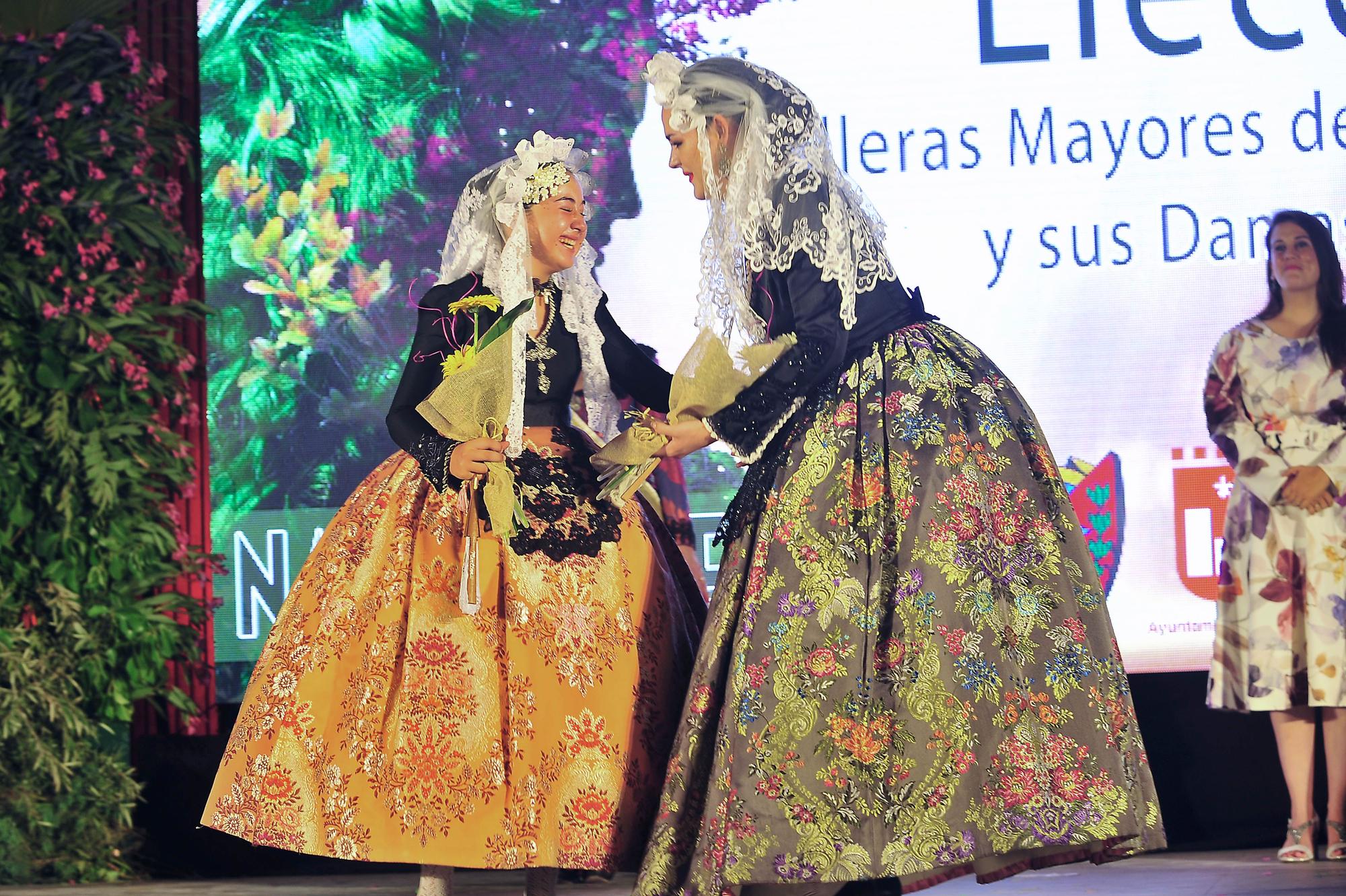 Elección de las Falleras Mayores de Elda y sus Damas de Honor 2022