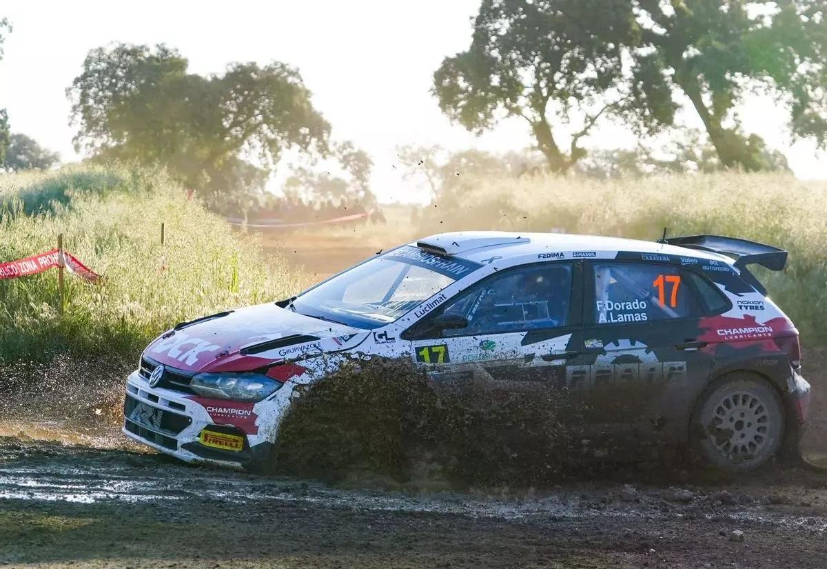 Uno de los participantes en el Rally de Pozoblanco del 2025.