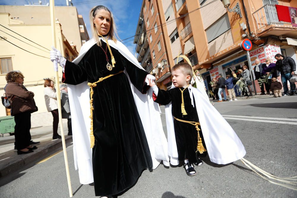 Procesión de las Palmas en la parroquia de Ntra. Sra. de los Ángeles