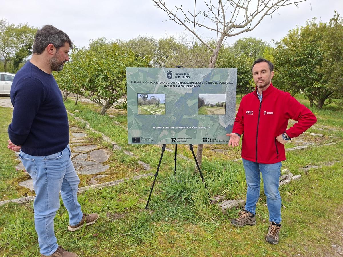 En imágenes: El Principado plantea la mejora del aparcamiento y el acceso a Barayo desde el lado de Valdés