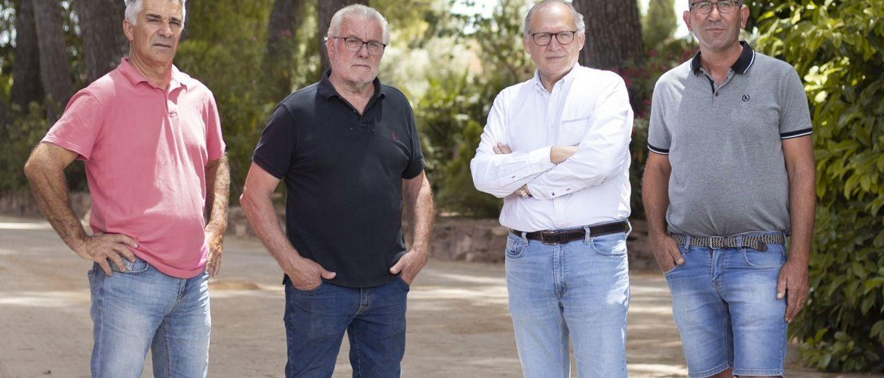 Dirigentes del sector vitivinícola de Requena y de Almendralejo.
