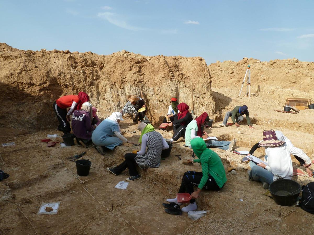 Imagen de una excavación anterior en Argelia