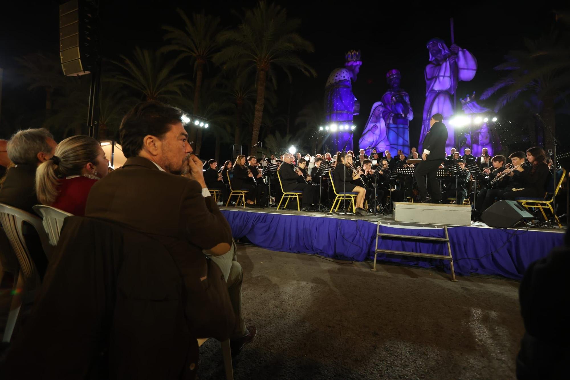 Inauguración del Belén Gigante en la Explanada de Alicante