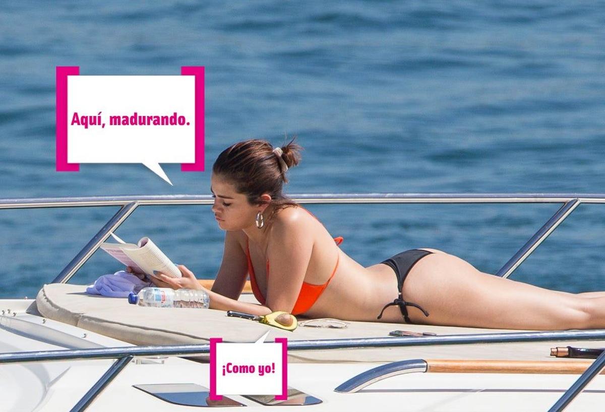 Selena Gómez madurando como un aguacate