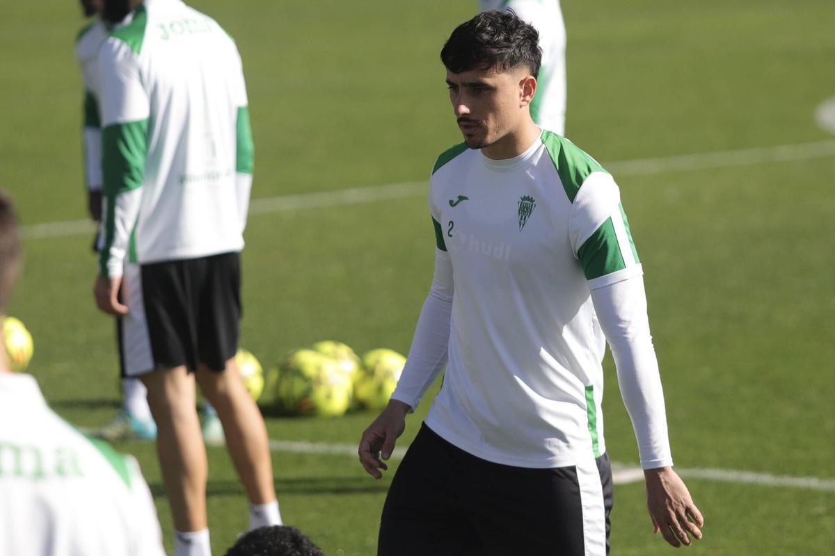 Entrenamiento del CORDOBA, club de fútbol en la Ciudad deportiva