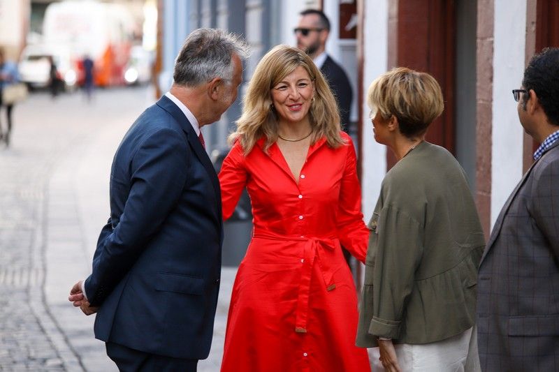 Visita de Yolanda Díaz a La Palma