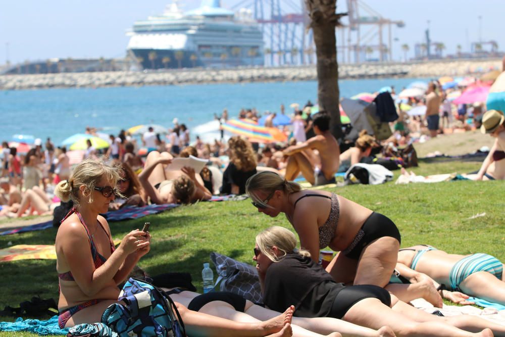 A dos semanas del inicio del verano, La Malagueta, La Misericordia y Sacaba presentaron una gran afluencia de bañistas por las altas temperaturas en la ciudad