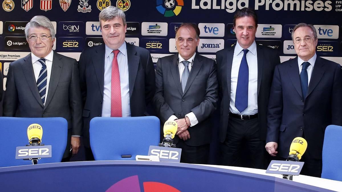 Tebas: "No sé si haré las paces con Florentino"