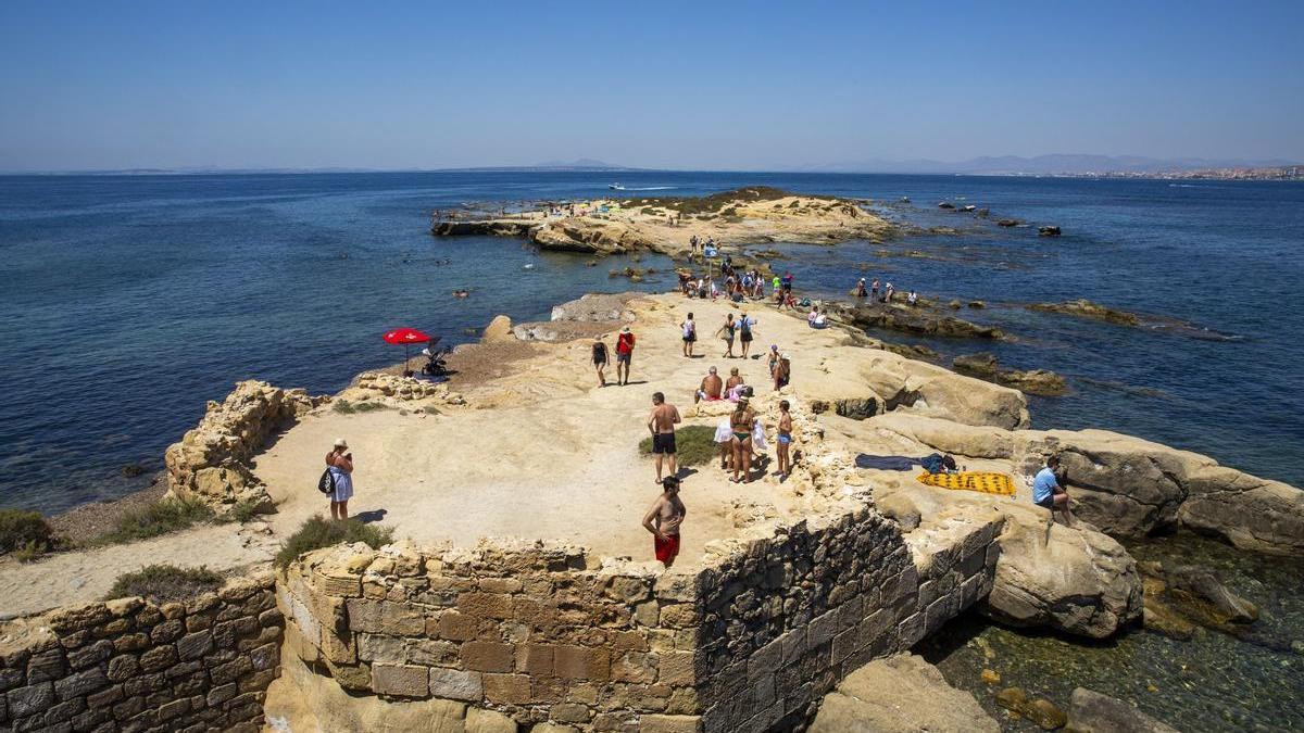 Una imagen reciente de la isla de Tabarca