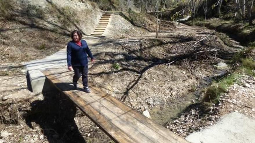 Ontinyent conecta la senda del Barranc de la Puríssima con el Pont de l&#039;Abellar