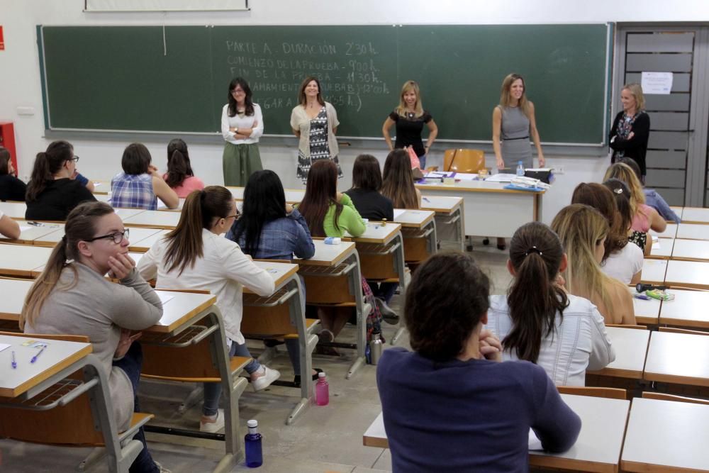 Aspirantes en uno de los tribunales de Cartagena