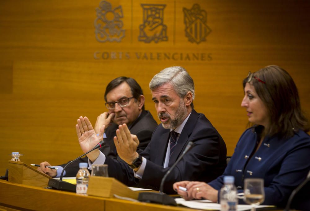 Acebes y Valcárcel declaran en las Corts