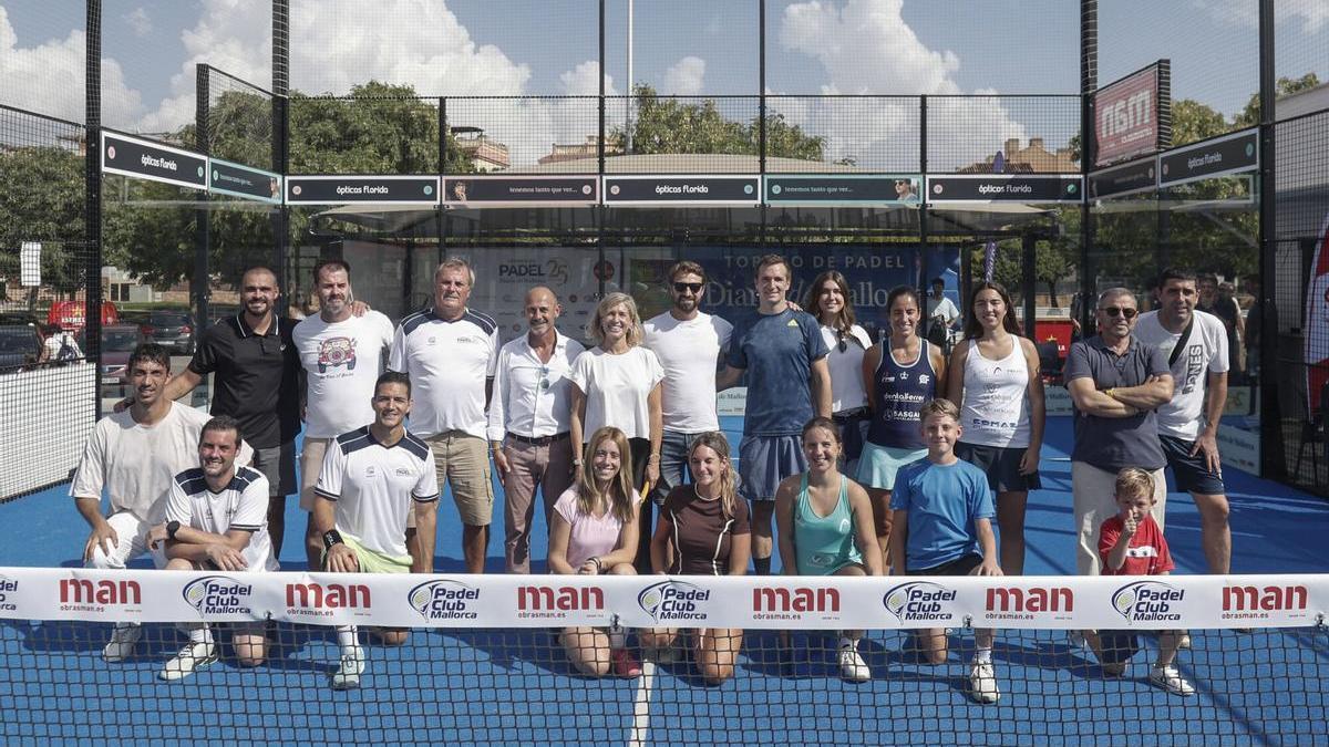 Cierre triunfal de la 25ª edición del torneo de Pádel Diario de Mallorca-Trofeo Estrella Damm