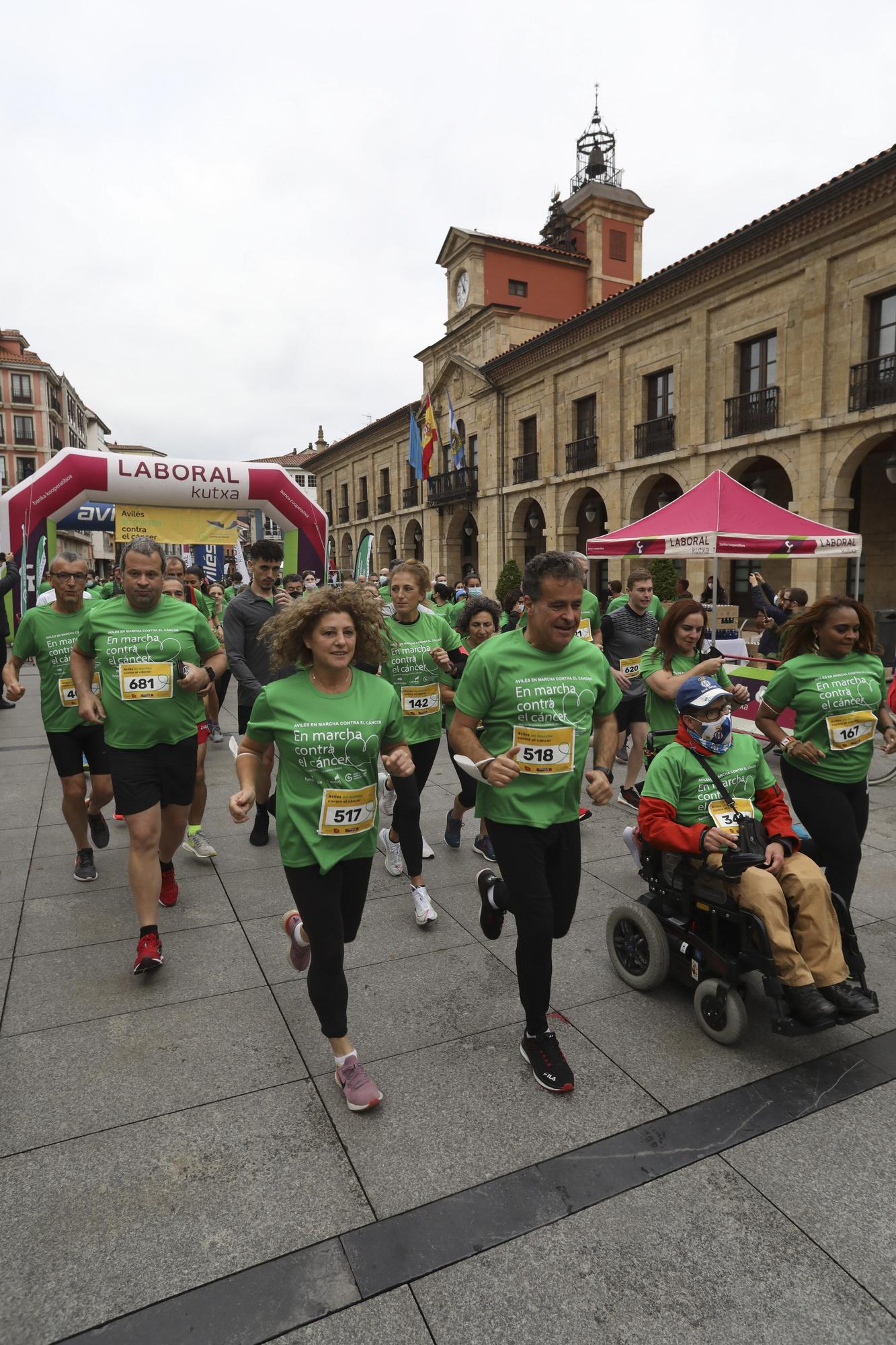 Marcha contra el cáncer de Avilés