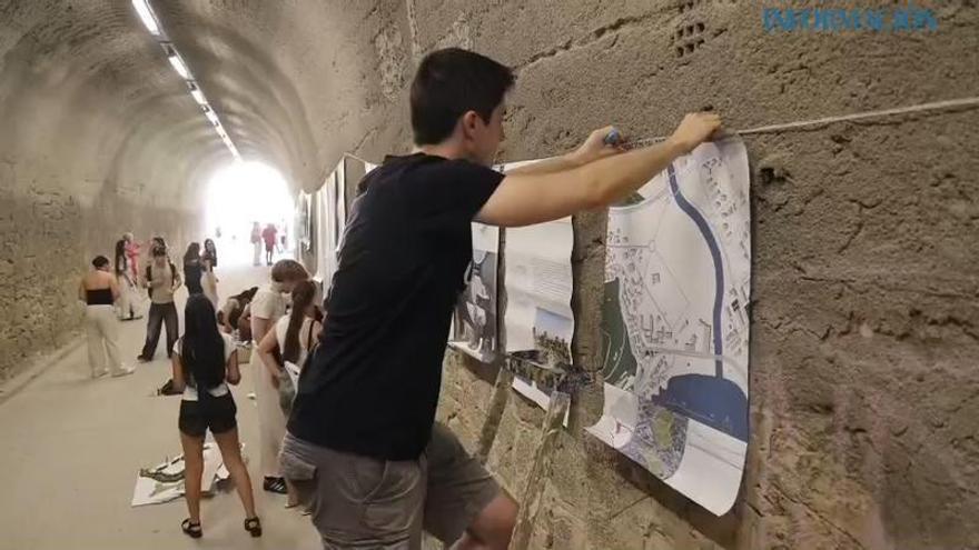 Alumnos de la Universidad de Alicante presentan sus proyectos de arquitectura para la Albufereta