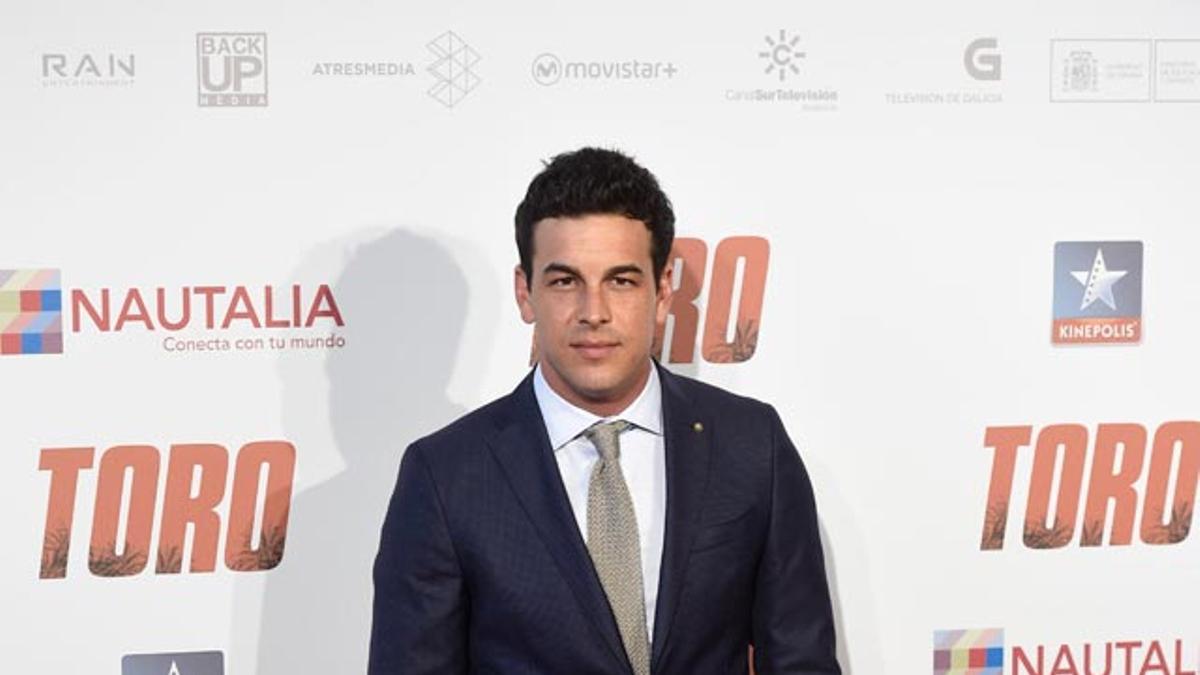 Mario Casas, en la première de Toro en Madrid