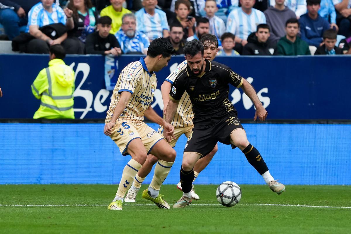El Málaga CF - UD Las Palmas, en imágenes