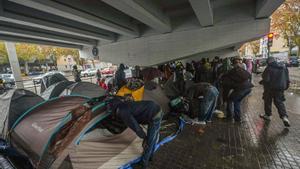 "Hay que ser deshumanizado para, en Navidad, dejar sin hogar a tantas personas"