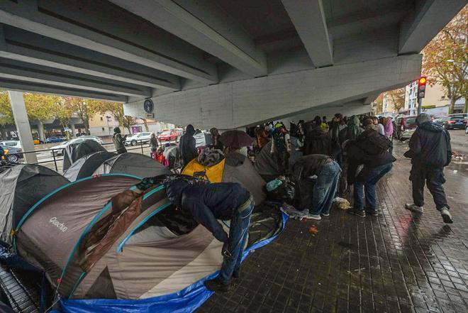 "Hay que ser deshumanizado para, en Navidad, dejar sin hogar a tantas personas"