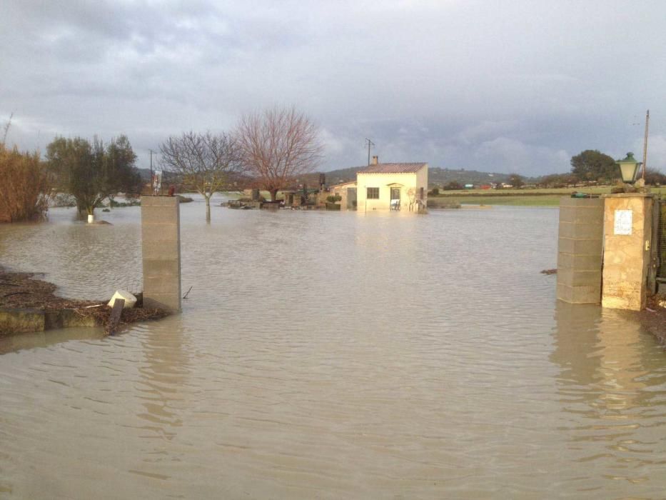 Los estragos del temporal en Mallorca