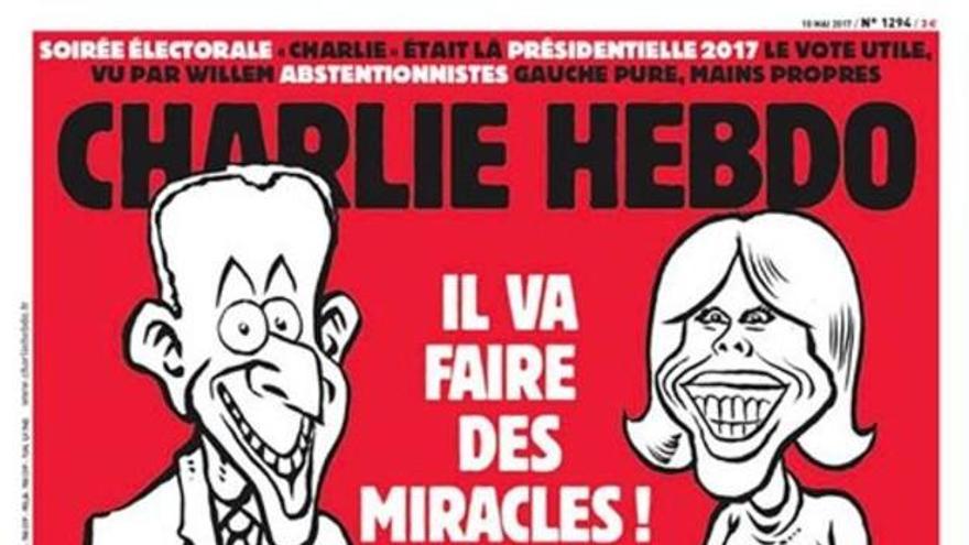 Charlie Hebdo, acusado de sexista y misógino por reírse de la edad de Brigitte Macron