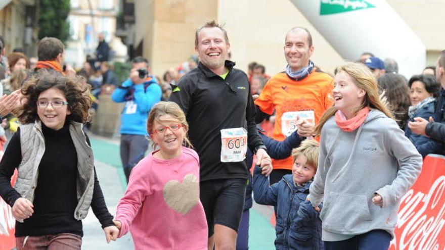 Tres en uno en el Murcia Maratón