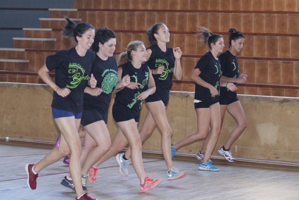 Primer entrenament del Bordils de vòlei