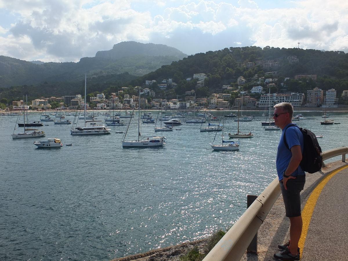 Vista del puerto de Sóller.
