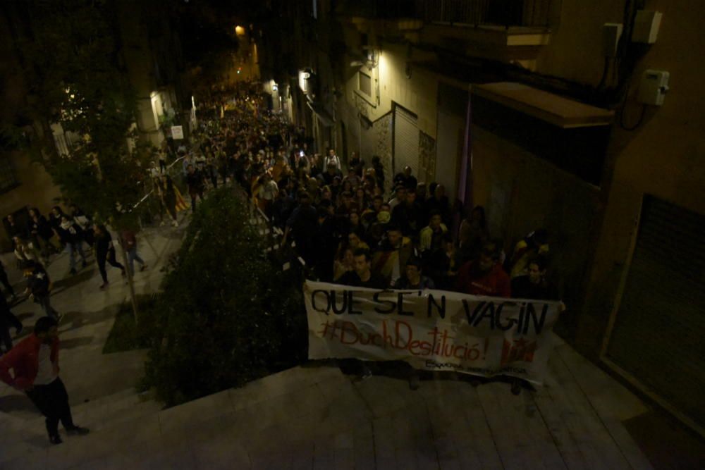 5.000 persones es manifesten a Manresa per protestar contra la repressió policial