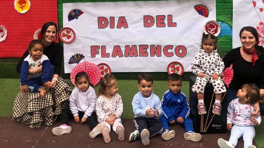 La jornada de celebración del flamenco en el CEIP San José Obrero de Alcantarilla llevó por lema ‘Un Colegio con mucho Arte’. | L.O.