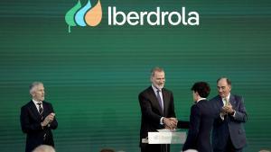 Acto de entrega de Becas 2023-24 de Iberdrola, presidida por el rey Felipe VI y con la presencia del ministro Grande Marlaska y el presidente de Iberdrola, Ignacio Galán.