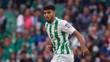 Chadi Riad, durante un partido con el Real Betis