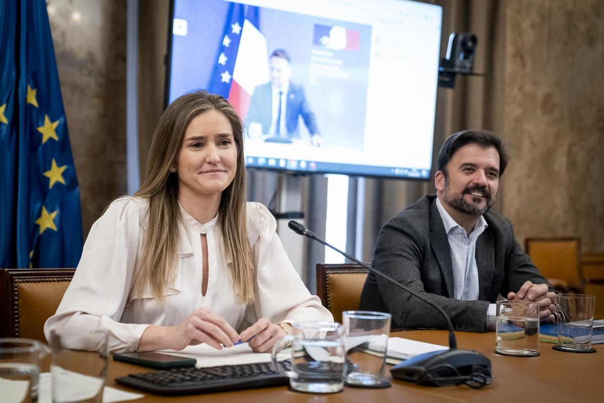 La vicepresidenta tercera del Gobierno, Sara Aegesen