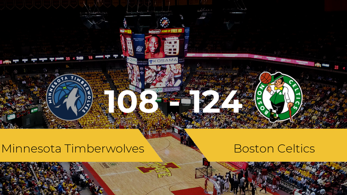 Boston Celtics se lleva la victoria frente a Minnesota Timberwolves por 108-124