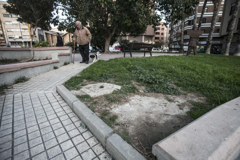 Oscuridad en el parque de San Blas