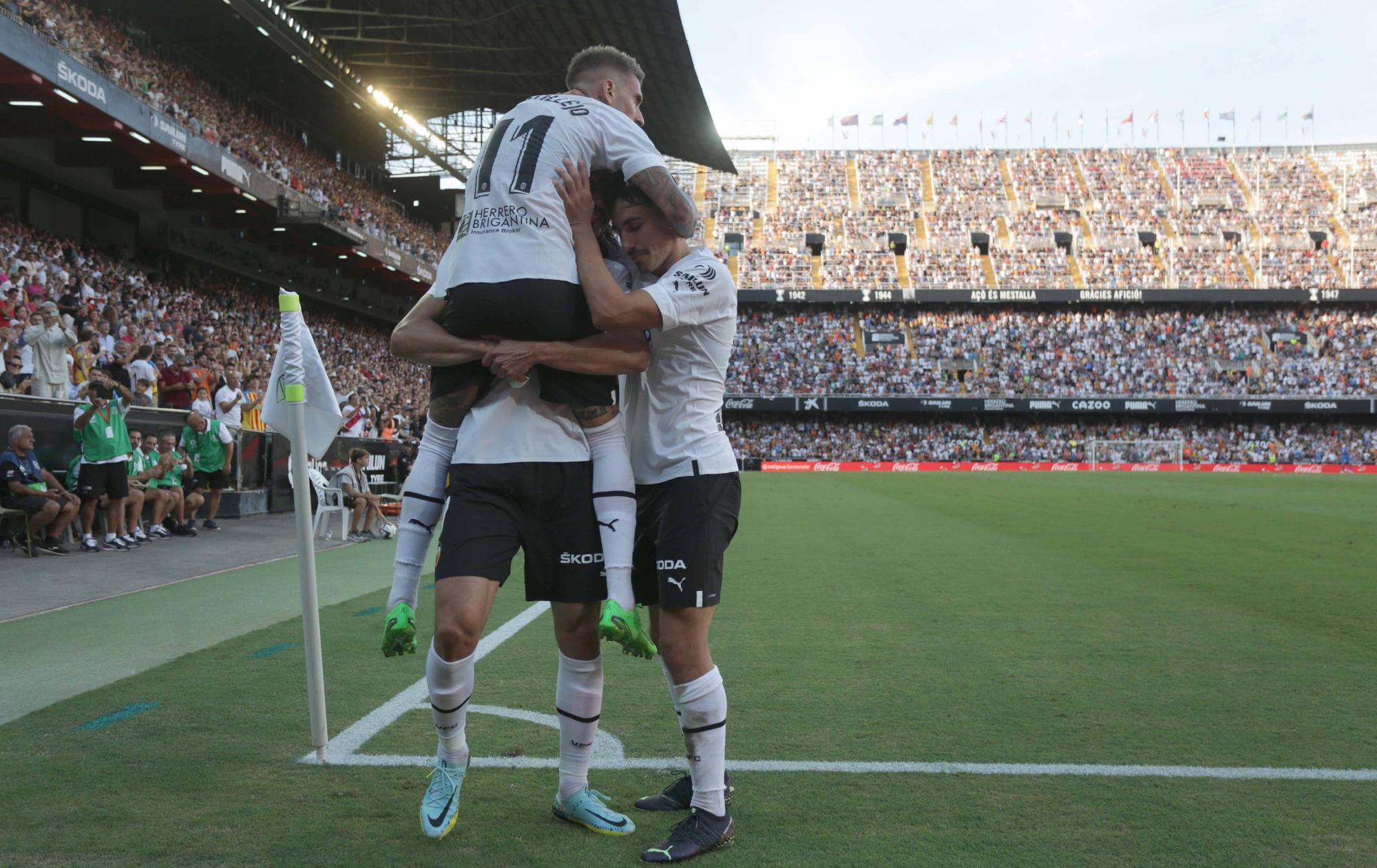 El Valencia - Celta en imágenes