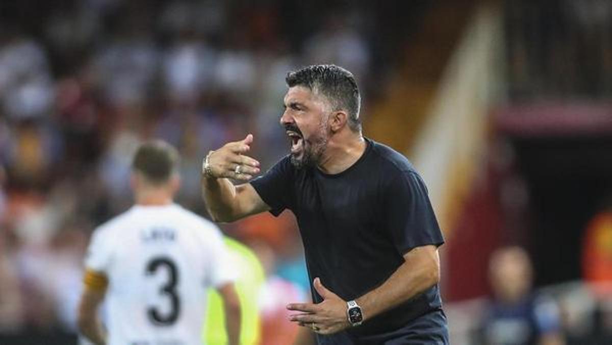 Gattuso dirigirá su último partido del año en Mestalla