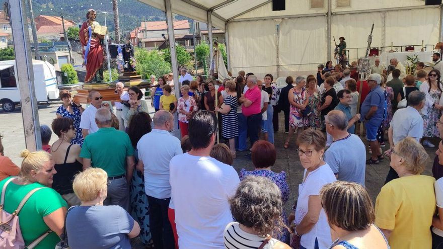 Domaio rinde culto a San Benito