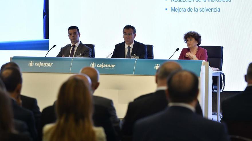 Un momento de la asamblea de Cajamar