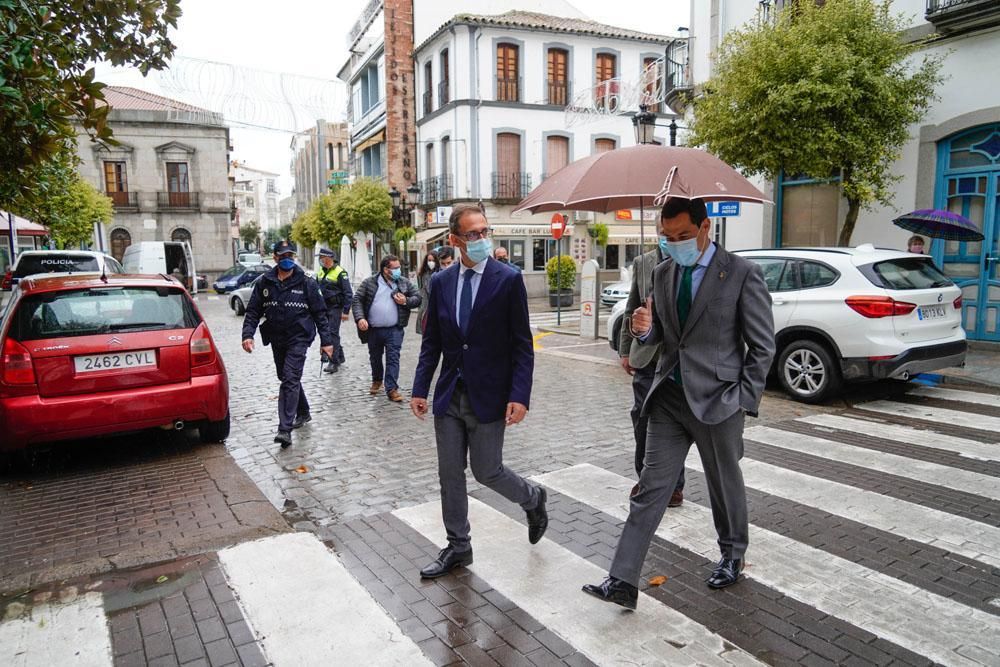 Visita de Juanma Moreno a Pozoblanco y Rute