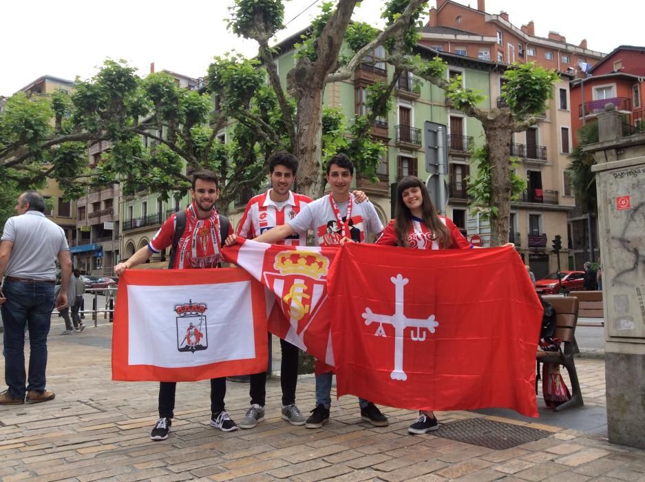 La Mareona ya está en Eibar para apoyar al Sporting