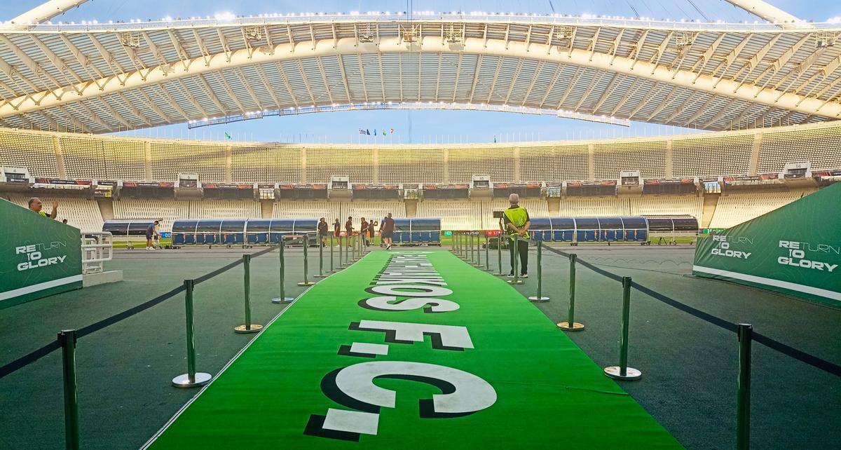 El estadio Olímpico Spyros Louis de Atenas, escenario del Panathinaikos-Villarreal.