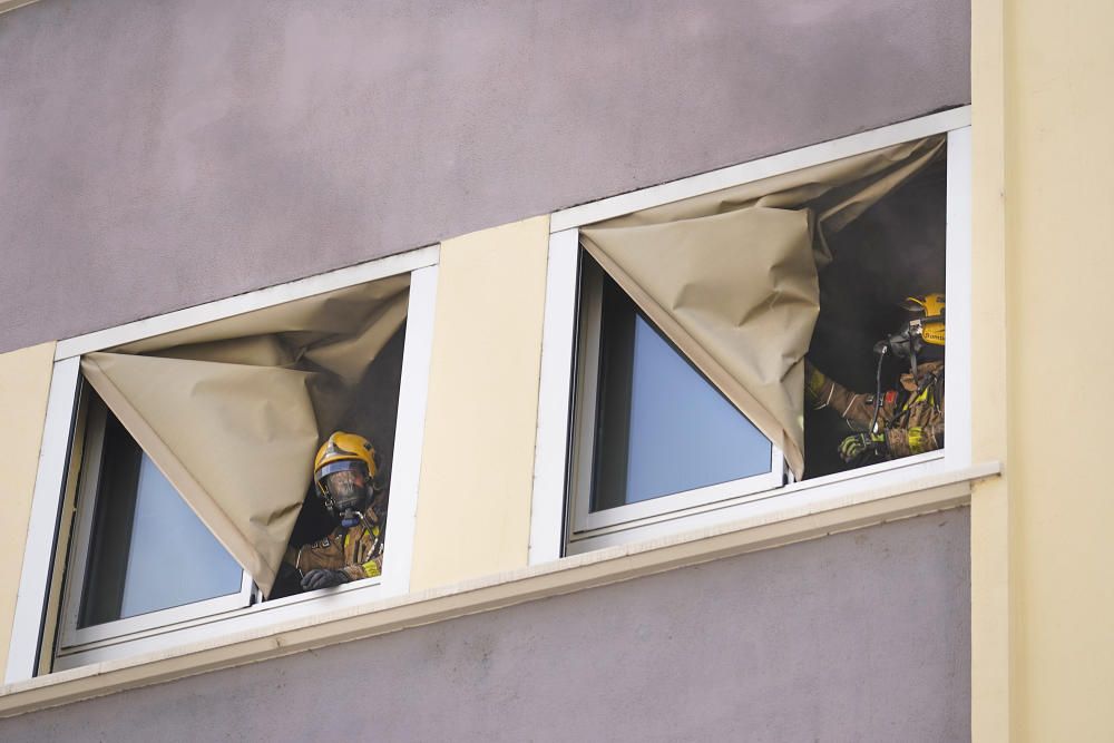 Incendi al col·legi La Salle de Girona