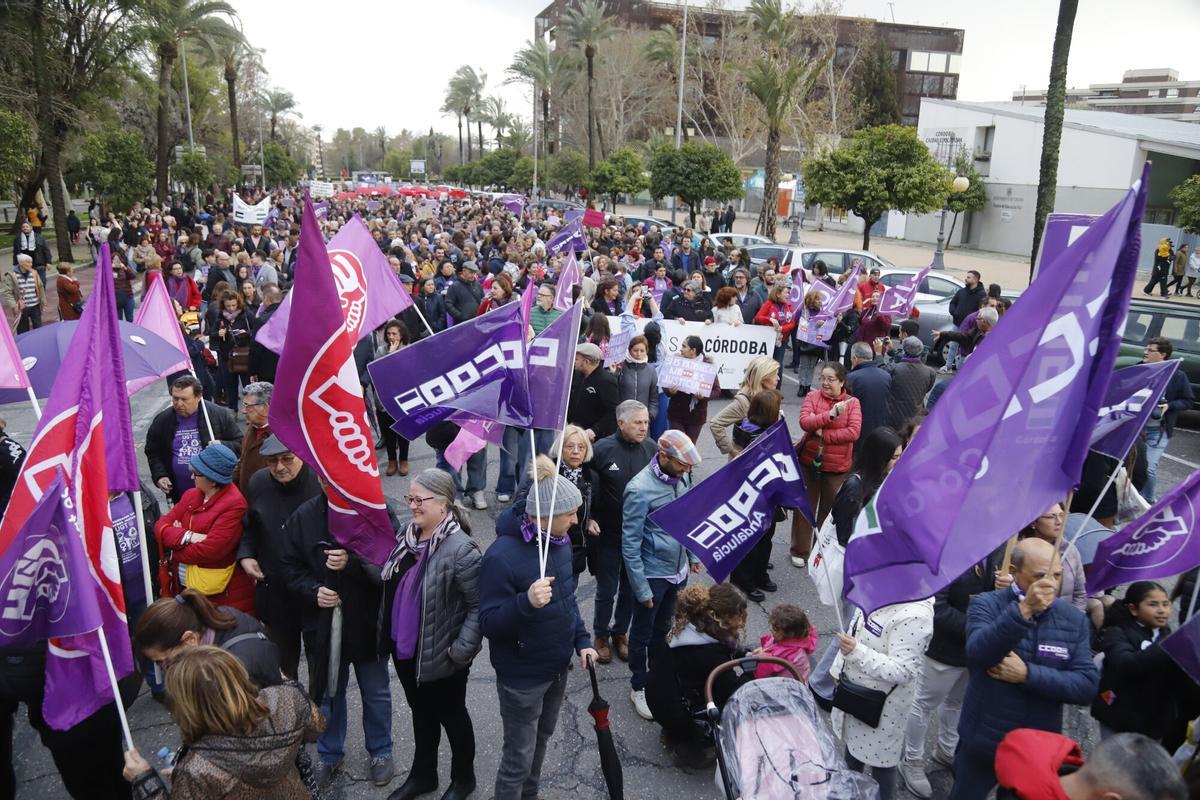 Córdoba Manifestación 8M día de la mujer trabajadora