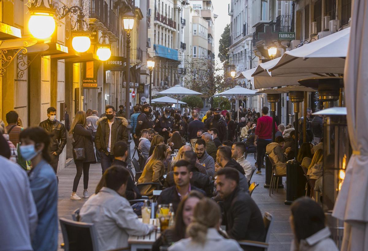 Ambiente en el entorno de Castaños, en una imagen durante la pandemia