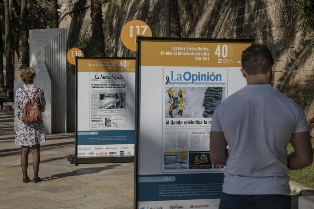 Exposición de aniversario de Prensa Ibérica