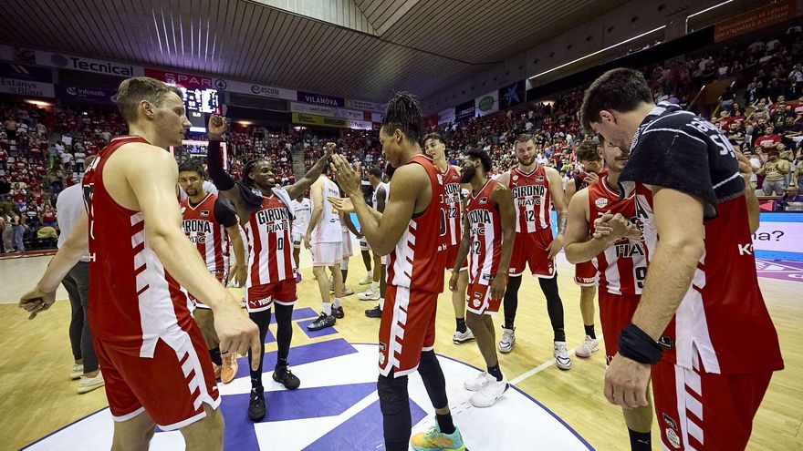Les millors imatges del Bàsquet Girona - Hiopos Lleida