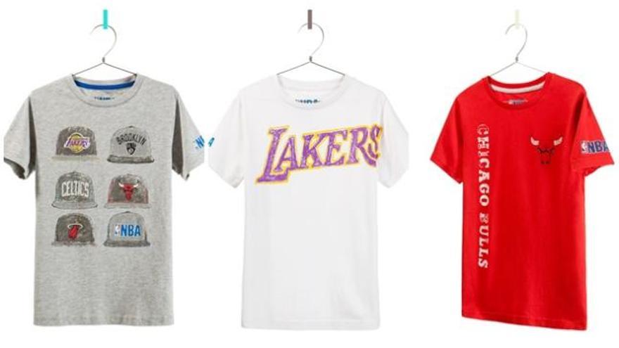 Camisetas de la NBA de Zara.