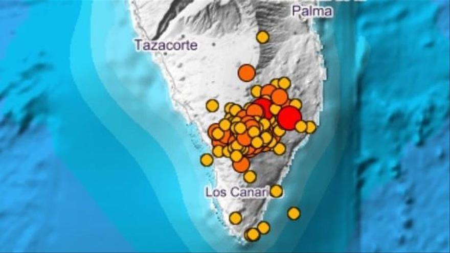 La Palma registra más de 20 terremotos