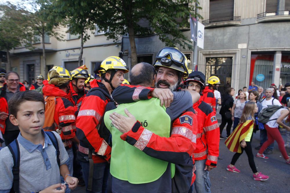 Manifestació a Girona.